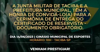 Entrega do certificado de reservista 2023