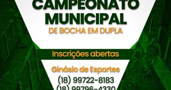 Inscrições abertas