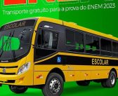 Transporte gratuito para o ENEM 2023
